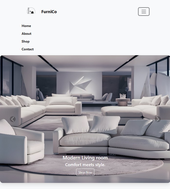 nav bar hamburger meny